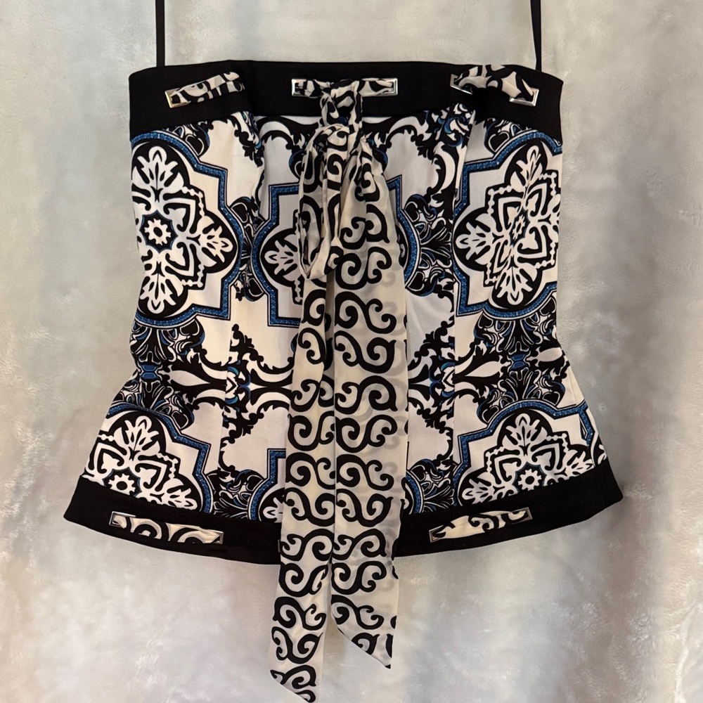 White House Black Market Strapless Top
